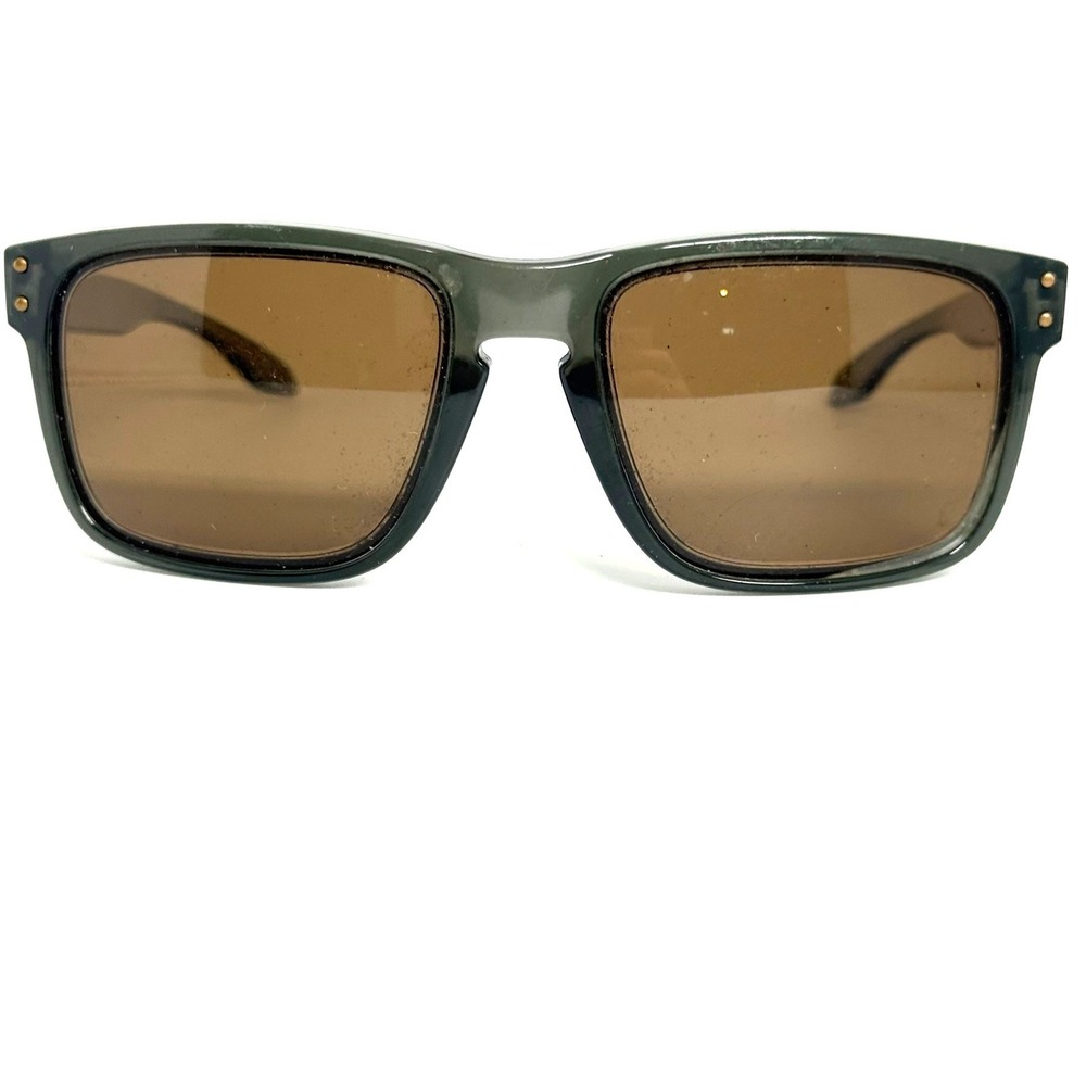 Oakley Holbrook Sunglasses Matte Olive Ink Warm Grey OO9244-6256 Square Frame